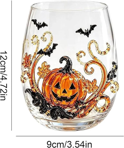 3D Halloween Artisan Glassware Collection, Halloween Artisan Glass Cups | - Image 7