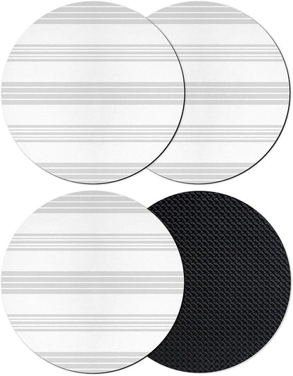 Minimalist Geometric Coasters Set of 4, Absorbent Coasters by Unknown