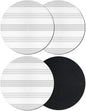 Minimalist Geometric Coasters Set of 4, Absorbent Coasters by Unknown