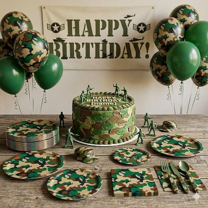 150PCS Camo Birthday Party Supplies - Image 7