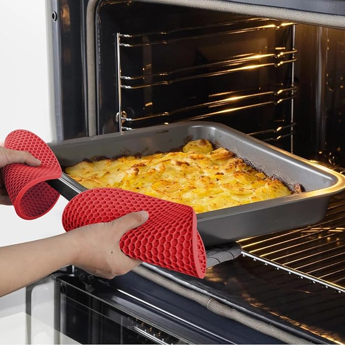 Silicone Trivets for Hot Pots and Pans, Heat Resistant Trivet Mats for Hot - Image 2