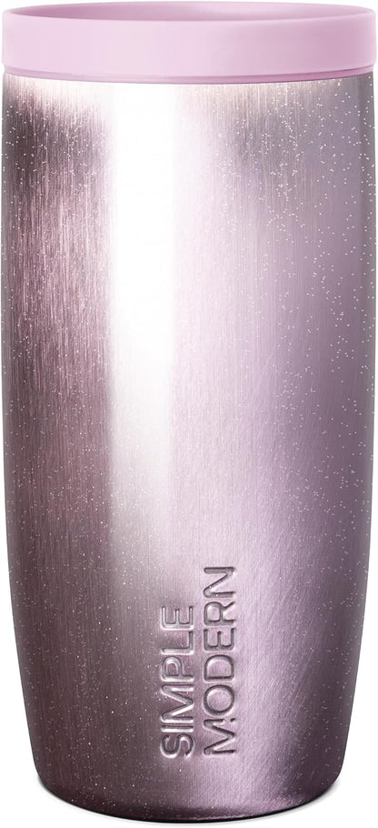 Simple Modern Insulated Travel Coffee Mug 360° Lid | 16oz | Cateye | Voyager by Unknown