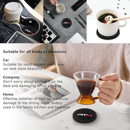 Car Cup Holder Coaster for GMC AT4 Cupholder Coaster Interior Accessories - Image 7