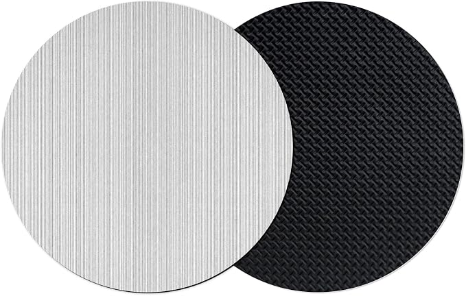 Gray Thin Lines Coasters Set of 2, Absorbent Coasters by Unknown