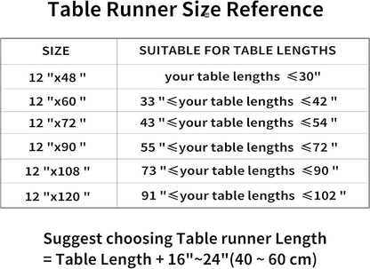 Luxury Vintage Design Table Runner 90 inches Long Embroidery Jacquard Fabric - Image 3