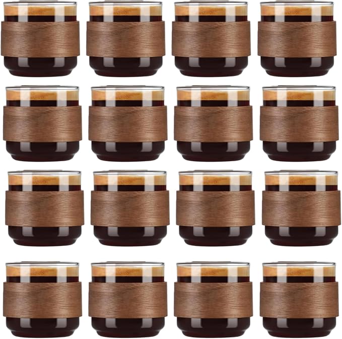 Reallnaive 16 Pieces 5 oz Espresso Cups by Unknown