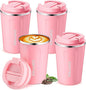 Sieral 4 Pcs 13 oz Travel Coffee Mug Insulated Reusable Coffee Cups by Sieral