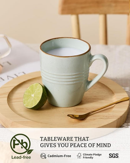famiware Jupiter Coffee Mugs Set of 4, 13oz Coffee Mug, Microwave and - Image 7