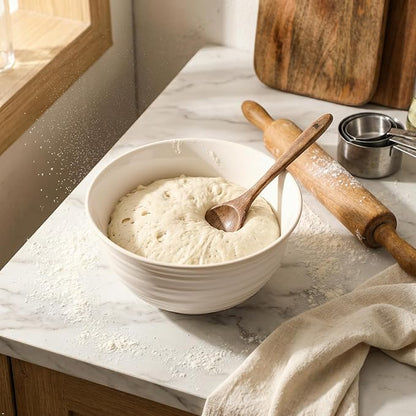Serving Bowls Set of 2, 60 Ounce Ceramic Large Bowls, Deep Kitchen Bowls - Image 4
