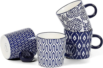 Selamica Ceramic 3.5 Oz Espresso Cups, Espresso Mugs 2.5 Inch Demitasse Cups by Selamica