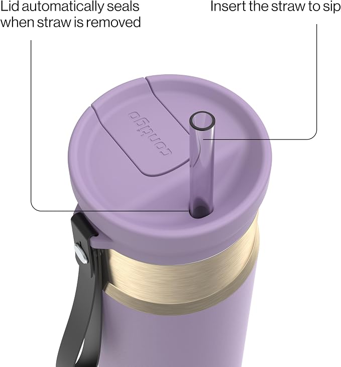 Contigo SnapSeal 24 oz Stainless Steel Vacuum-Insulated Water Bottle - Image 4