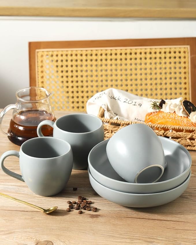 Coffee Mugs Set of 4, 16 oz Ceramic Coffee Cups - Image 3
