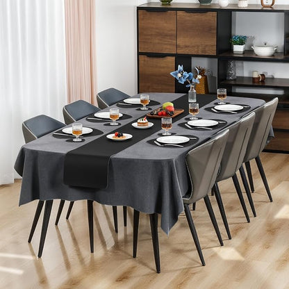 Faux Leather Placemats Set of 6, Dual Sided - Image 6