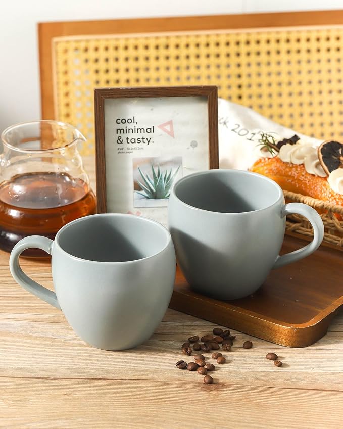 Coffee Mugs Set of 4, 16 oz Ceramic Coffee Cups - Image 4