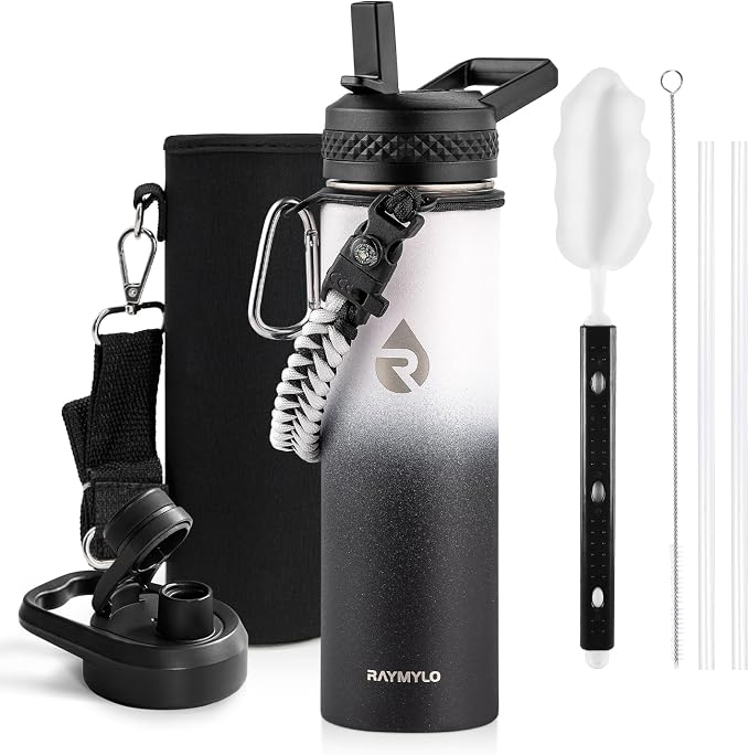 RAYMYLO Insulated Water Bottle 20 oz, Triple Wall Vacuum Stainless Steel | by RAYMYLO