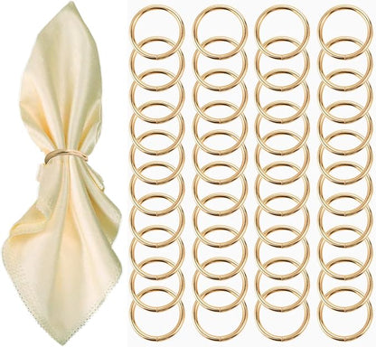 Gold Napkin Rings by GERILKAI
