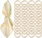 Gold Napkin Rings by GERILKAI