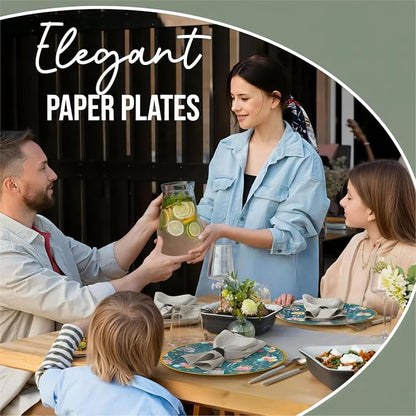 50PCS Happy Birthday Paper Plates 9Inch – Colorful Disposable Plates - Image 5