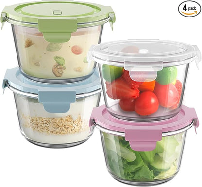2Cup/16oz Glass Food Storage Containers by Freshmage