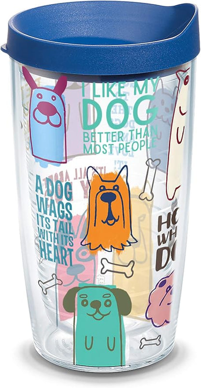 Tervis Dog Sayings Made in USA Double Walled Insulated Tumbler Travel Cup Keeps by TervisTumblerCompany