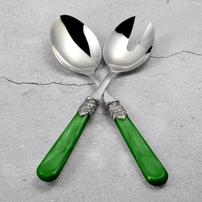 2-piece Salad Servers Stainless Steel Salad Serving Set Salad Fork and Spoon - Image 3