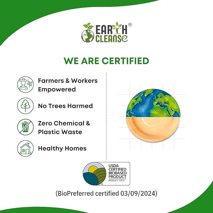 Compostable Palm Leaf Plates 12 Inch Round (50 Pack) | Disposable Biodegradable Plates Like Bamboo & Wooden | Microwave & Oven Safe | Eco-Friendly Dinnerware for Parties & Events