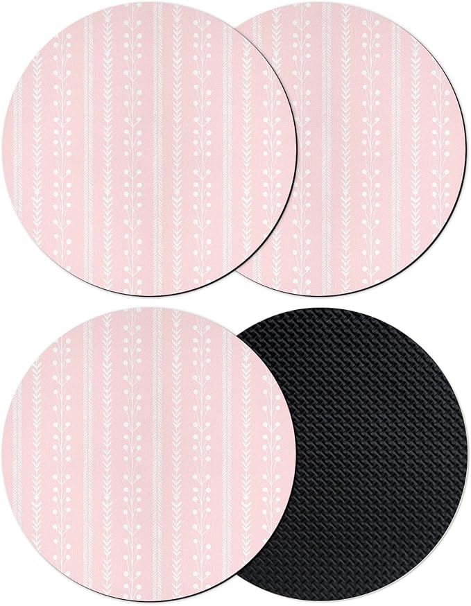 Spring Botancial Coasters Set of 4, Absorbent Coasters by Unknown
