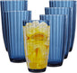 Acrylic Mixed Colors Highball Cups | Plastic Reusable Tumblers | 20oz | by AKMQYM