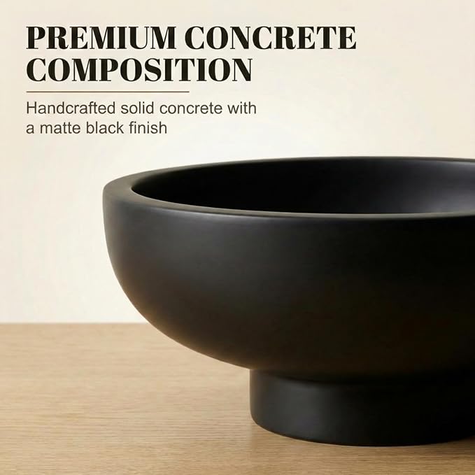 OAKOA Black Decorative Bowl for Home Decor - Image 4