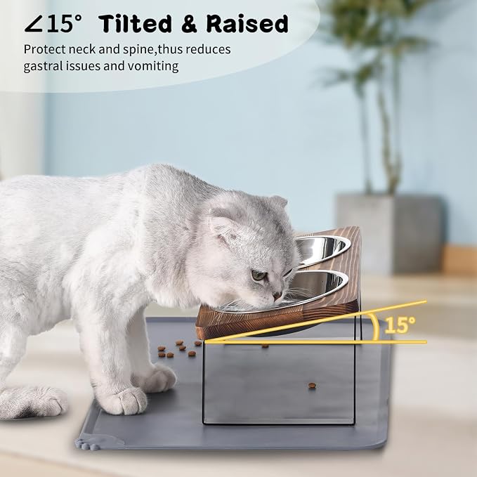 Upgraded Elevated Cat Bowls - Image 4