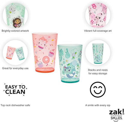 Zak Designs DreamWorks Gabby's Dollhouse Nesting Tumbler Set - Image 4