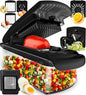 Fullstar The Original Pro Chopper - Vegetable Chopper and Spiralizer, Food Chopper with Container, Fruit Slicer, Kitchen Gadgets & Gifts, Home Essentials (7 in 1, Black)