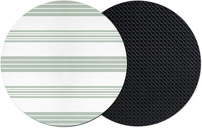 Modern Stripes Coasters Set of 2, Absorbent Coasters by Unknown