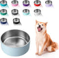 WENBOKMIN Dog Bowl, Stainless Steel Food and Water Bowl, Light Grey | Non Slip by Wenbokmin