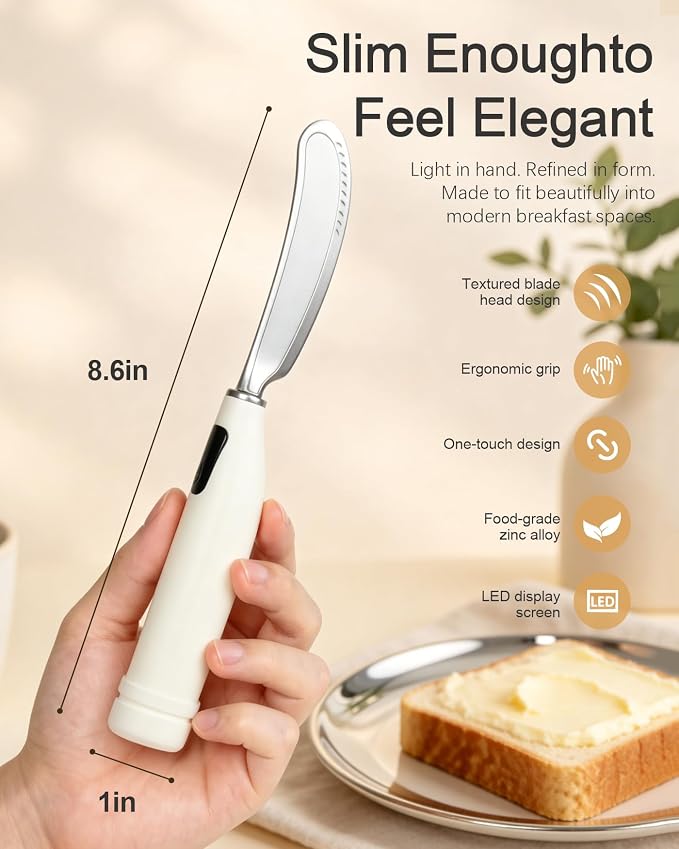 Heated Butter Knife Rechargeable, Electric Butter Spreader - Image 7