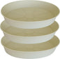 3 Pack of 25 26 inch Plant Saucer, 4.2" Depth, Large Deep Plastic Flower by Bleuhome