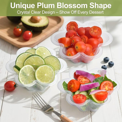 KUCKOW Clear Bowls, Small Clear Appetizer Serving Bowls - Image 3