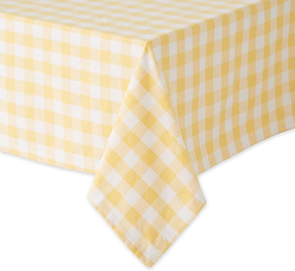 DII Checkered Tabletop Collection 100% Cotton, Machine Washable, Tablecloth - Image 2