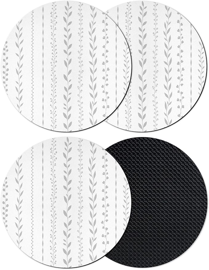 Modern Minimalist Coasters Set of 4, Absorbent Coasters by Unknown