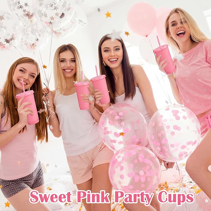 Honeydak 60 Pack Tumbler with Straw and Lid Bulk Cups - Image 4