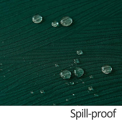 maxmill Christmas Hunter Green Tablecloth, Spill-Proof and Water Resistance Heavy Weight Soft Table Cloth for Christmas, Holiday and Family Gatherings, Dinner Rectangle 60 x 120 Inch, Hunter Green