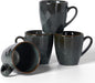 famiware Coffee Mugs Set of 4, Ocean Round 11.5oz Coffee Cup Set by Famiware