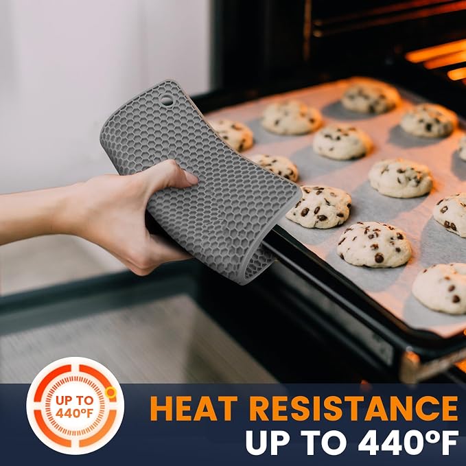 Silicone Trivet Mats 4 Heat Resistant Pot Holders Multipurpose Non-Slip Hot Pads - Image 7