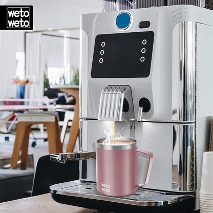 WETOWETO 14 oz Coffee Mug, Vacuum Insulated Camping Mug - Image 5