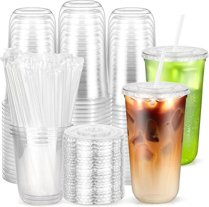 50 Pack 20 oz Plastic Cups by Etersky