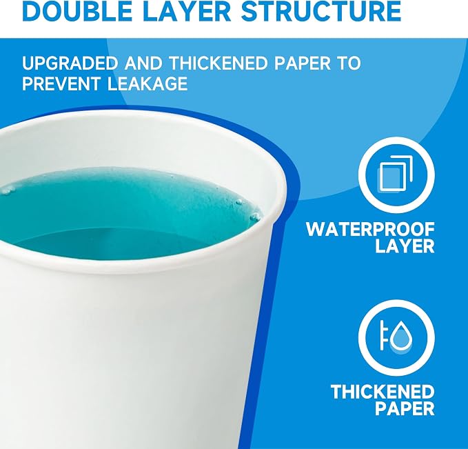RACETOP 3000 Pack 3 oz Paper Cups - Image 5