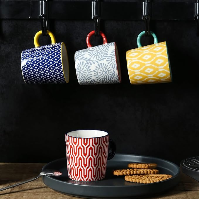 KitchenTour Porcelain Espresso Cups 4 ounce set of 4 - Image 6