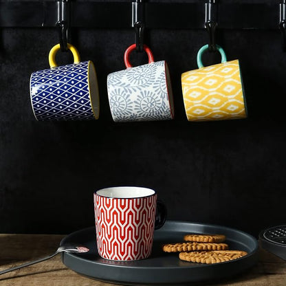 KitchenTour Porcelain Espresso Cups 4 ounce set of 4 - Image 6
