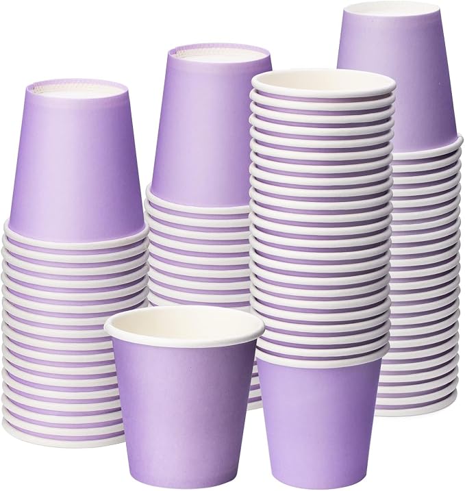 3 oz 100 Pack Disposable Mouthwash Cups Bathroom Paper Cups | Bathroom Cups by Huaiid