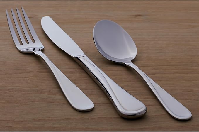 Oneida Flight 65-Piece 18/0 Stainless Steel Silverware Set - Image 10